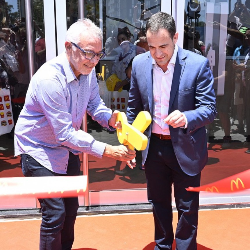 JULIO ZAMORA ACOMPAÑÓ LA INAUGURACIÓN DE LA CUARTA SUCURSAL DE MCDONALD’S EN TIGRE