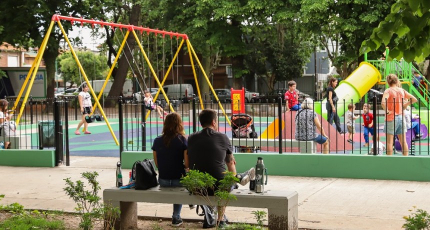 VICENTE LÓPEZ AL AIRE LIBRE: SE RENOVARON 14 ESPACIOS PÚBLICOS DURANTE EL ÚLTIMO AÑO