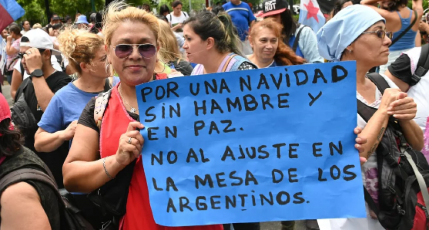 NUEVA JORNADA DE PROTESTAS EN EL CENTRO PORTEÑO CONTRA EL DNU DE MILEI