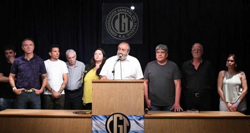 LA CGT CONVOCÓ A UN PARO NACIONAL PARA EL 24 DE ENERO CON MARCHA AL CONGRESO