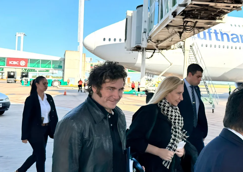 MILEI PARTIÓ A NORUEGA PARA ASISTIR A LA ENTREGA DEL NOBEL DE LA PAZ A MARÍA CORINA MACHADO